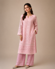 Rosewood Chikankari Set