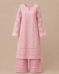 Rosewood Chikankari Set